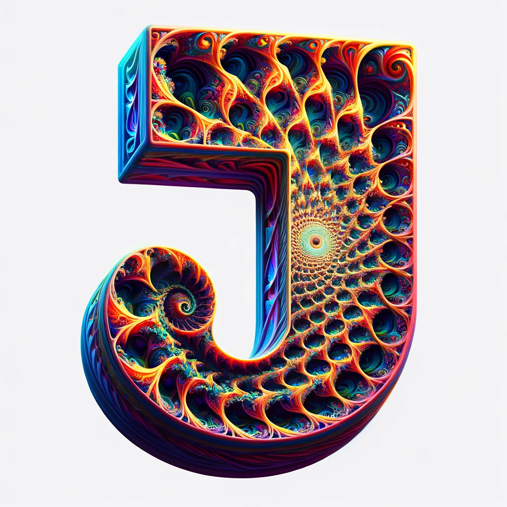 Letter j dmt art